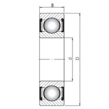 Rodamiento 61916 ZZ ISO