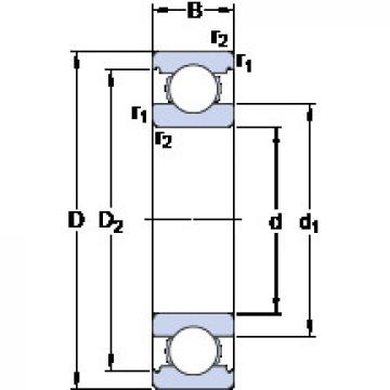 Rodamiento 6314/HC5C3 SKF