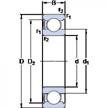 Rodamiento 6315-RS1 SKF