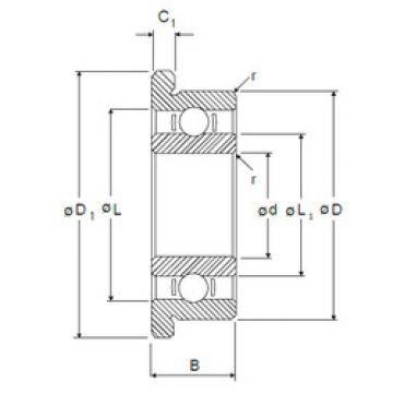 Rodamiento RIF-5532 NMB