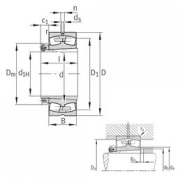 Rodamientos 23164-K-MB+H3164 FAG