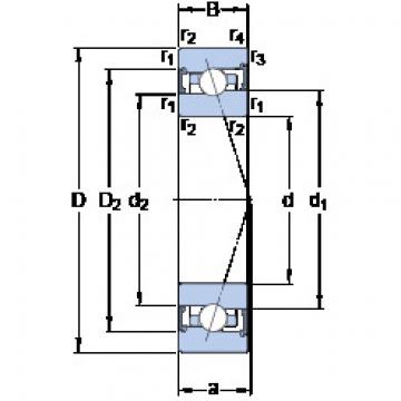 Rodamiento S7008 CB/HCP4A SKF