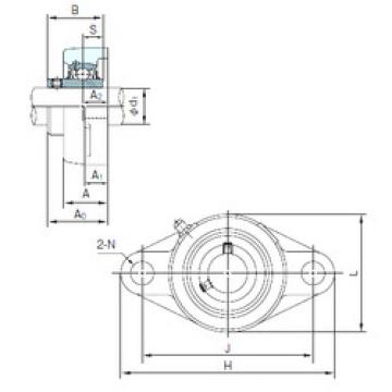 Rodamiento UCFL308 NACHI