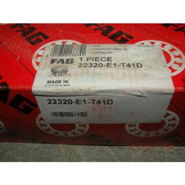 NEW FAG Spherical roller NTN JAPAN BEARING 22320-E1-T41D NIB