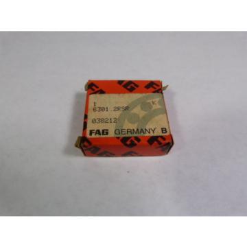 Fag 6301-2RSR Deep Groove Ball Bearing ! NEW !