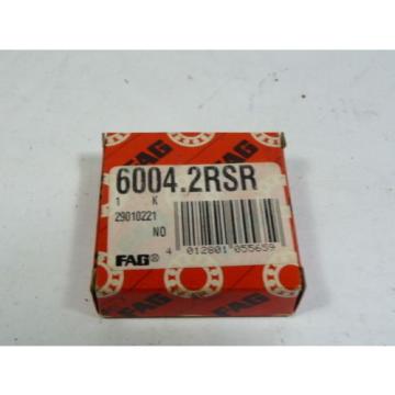 Fag 6004-2RSR Ball Bearing Single Row Deep Groove ! NEW !