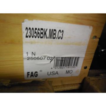 NEW FAG 23056BK.MB.C3 23056BKMBC3 Spherical Roller Bearing Tapered Bore