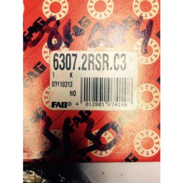 FAG Bearing 6307.2RSR.C3, 35mm x 80mm x 21mm