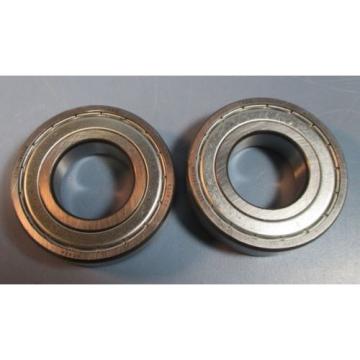 Lot of 2 FAG 6206.C3 Shielded 30mm ID Deep Groove Single Row Ball Bearing NWOB