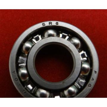 FAG SR6 Single Row Ball Bearing 22mm OD, 9.5mm ID, 5mm Wide