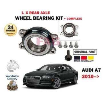 FOR AUDI A7 + S7 RS7 TDI TFSI QUATTRO 2010 &gt;NEW FAG 1X REAR WHEEL BEARING KIT