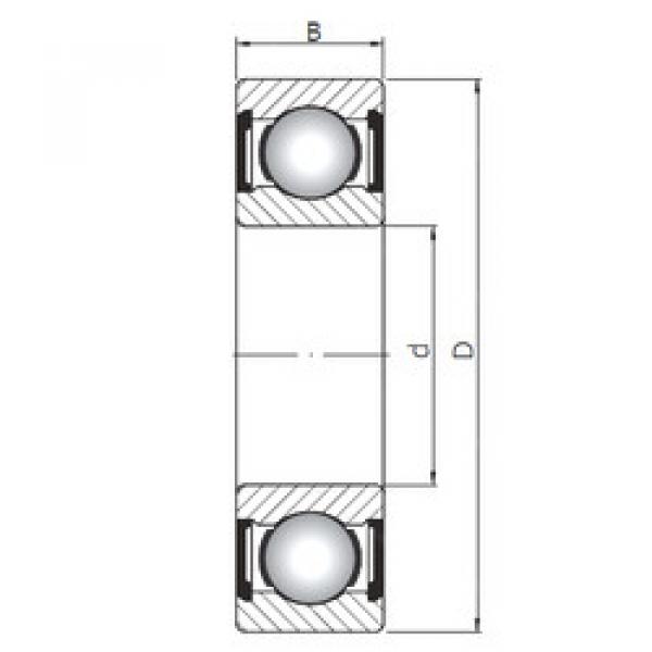 Rodamiento 61916 ZZ ISO #1 image