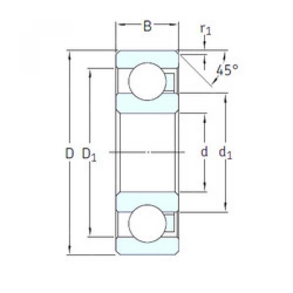 Rodamiento 6211/HR22Q2 SKF #1 image