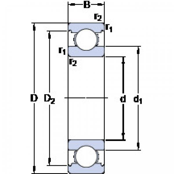 Rodamiento 6314/HC5C3 SKF #1 image