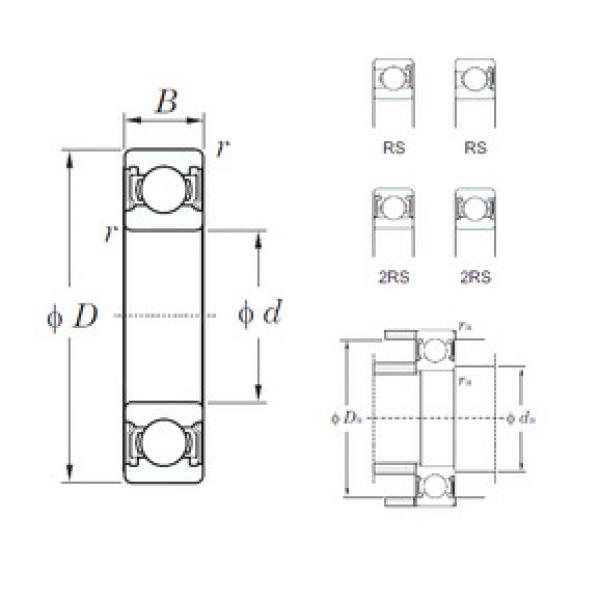 Rodamiento 6205-2RS KOYO #1 image