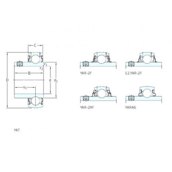 Rodamiento YAR204-2RF/HV SKF #1 image