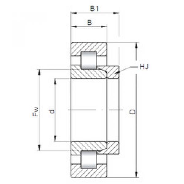 Rodamiento NH304 E CX #1 image