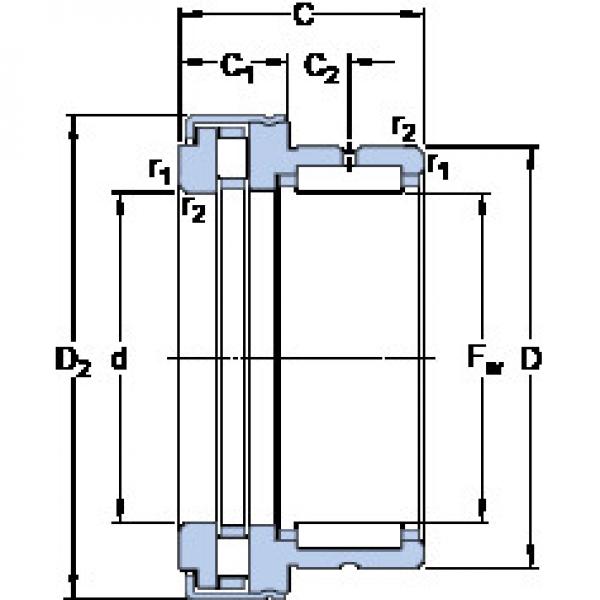 Rodamiento NKXR 15 Z SKF #1 image