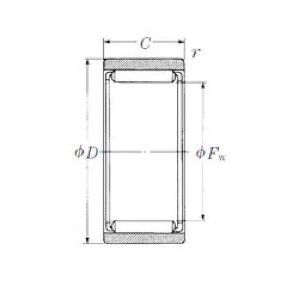 Rodamiento RNAF658530 NSK #1 image