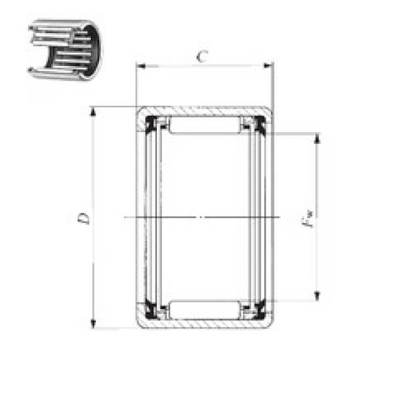 Rodamiento TLA 2516 UU IKO #1 image