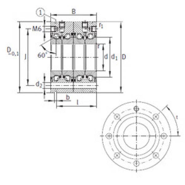 Rodamiento ZKLF2068-2RS-2AP INA #1 image