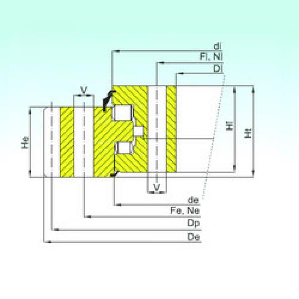 Rodamiento ER3.32.2240.400-1SPPN ISB #1 image