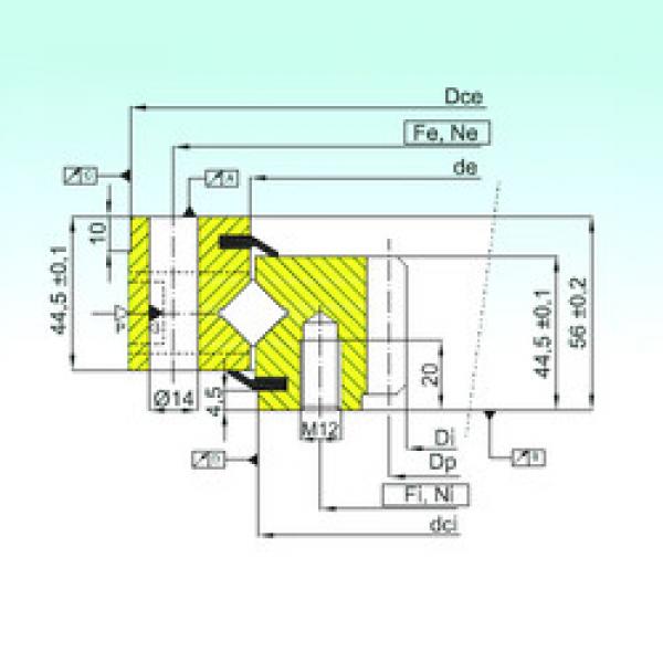 Rodamiento ZR1.14.1094.201-3SPTN ISB #1 image