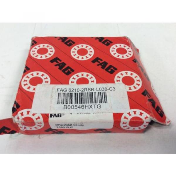 FAG 6210-2RSR-C3 Deep Groove Ball Bearing #3 image