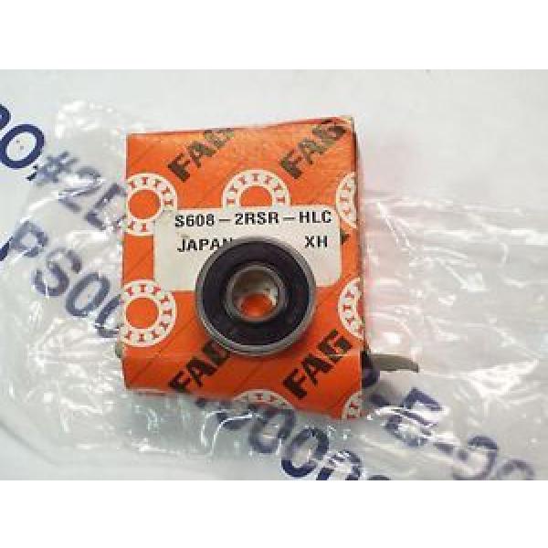 608RS S608-2RSR-HLC  SINGLE ROW BALL BEARING NEW FAG #5 image