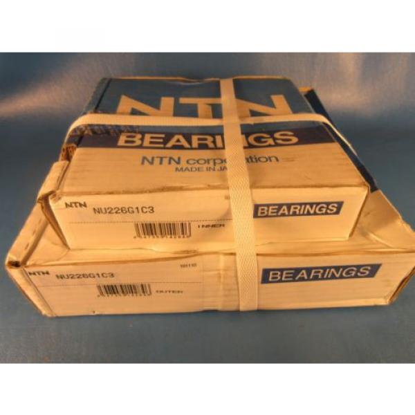 NTN NU226 G1 C3,Inner &amp; Outer Cylindrical Bearing Set (FAG,Torrington, SKF,NSK) #1 image