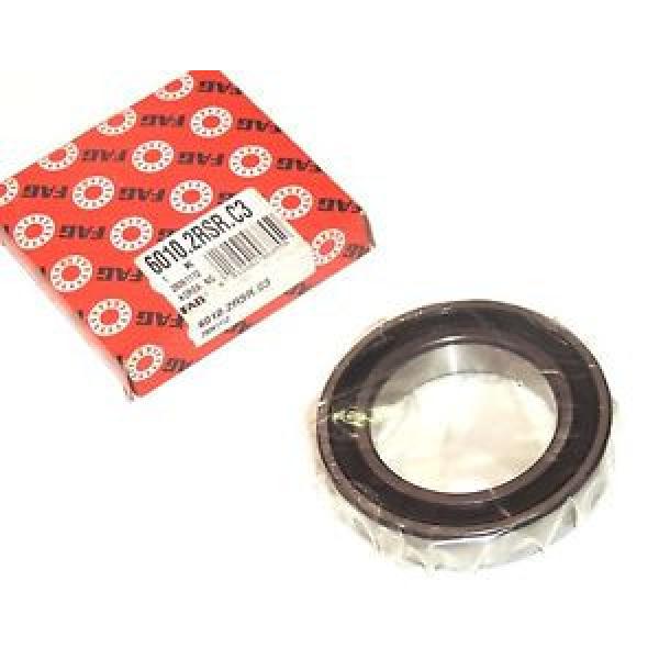 NIB FAG 6010.2RSR.C3 BALL BEARING 60102RSRC3, 6010RSR 2806112 #5 image