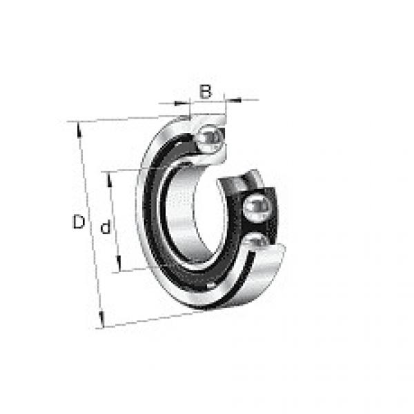 7310-B-MP-UA FAG Angular contact ball bearing #5 image